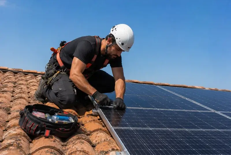 Maintenance et monitoring de panneaux solaires à Thouars